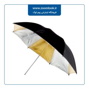 چتر عکاسی طلایی نقره ای 100Cm